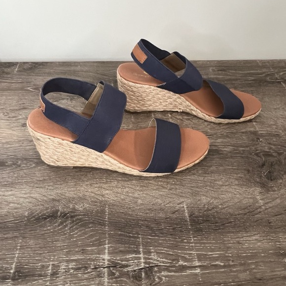 Sakura Shoes - Tommy Bahama Sakura Wedge Espadrilles Heels Blue Shoes Sandals 9.5 Beachy Boho